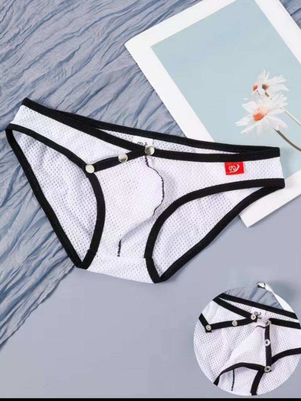 Tear Away Mesh Brief - Picture 2 of 9